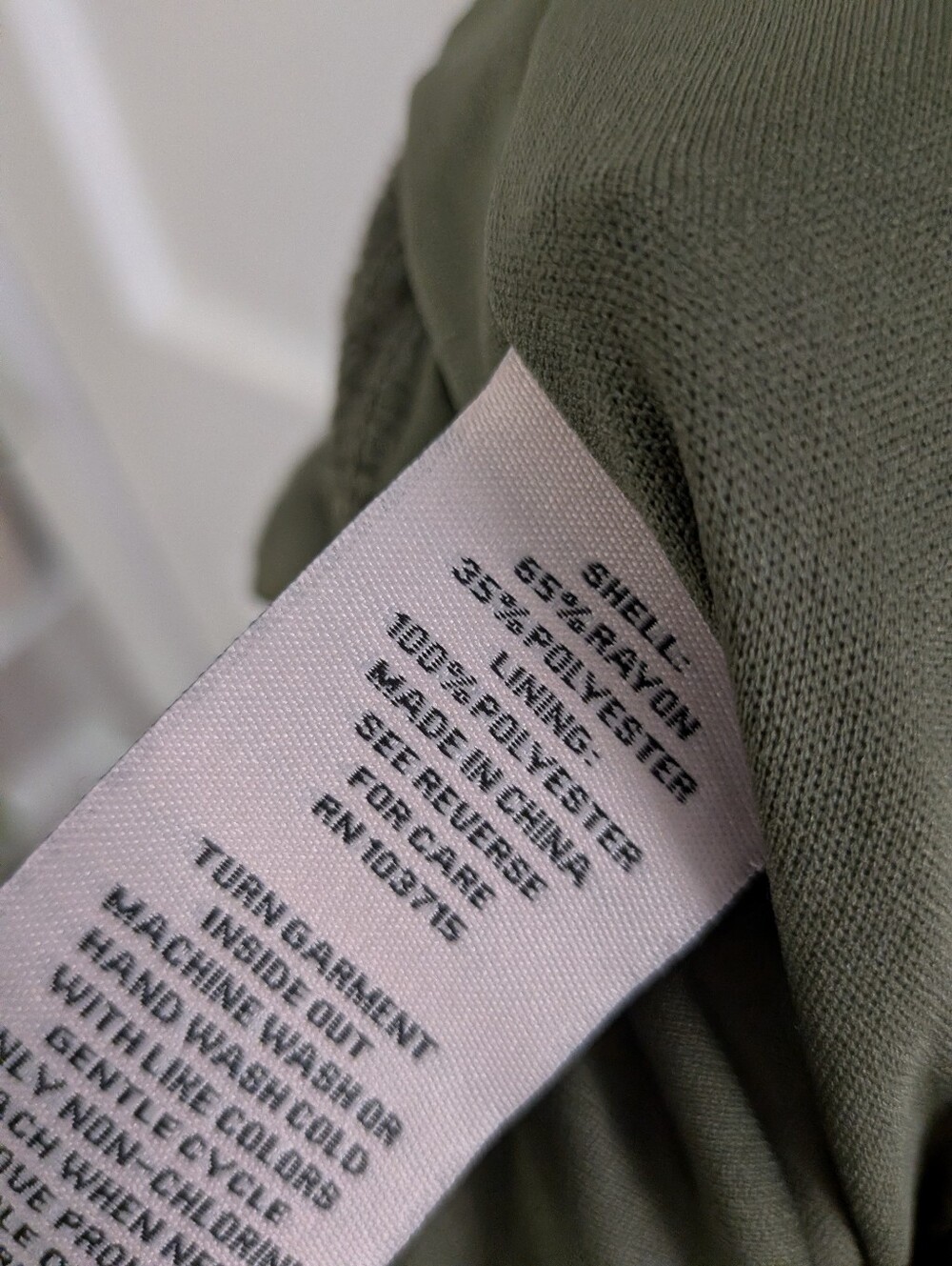 Nanette Lepore Olive Green Tie Front Wide Leg Tiered Pants Size M - Picture 5 of 5